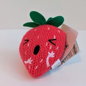 NWT Jakks Ami Amis Crochet Plush - Mary Strawberry - Wave 1